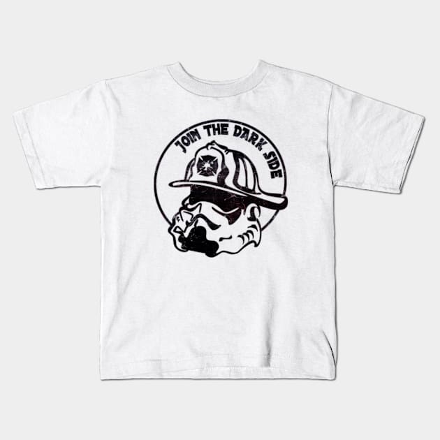 join the dark side black Kids T-Shirt by usastore